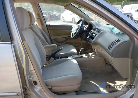 2001 Honda Civic Ex z USA, uszkodzony, nr VIN 1HGES26701L047885